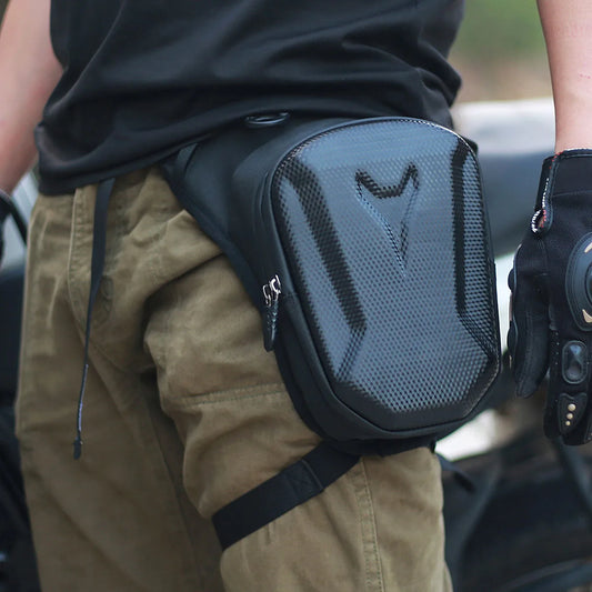 Bolsa De Perna E Cintura Impermeável Para Moto E Ciclismo
