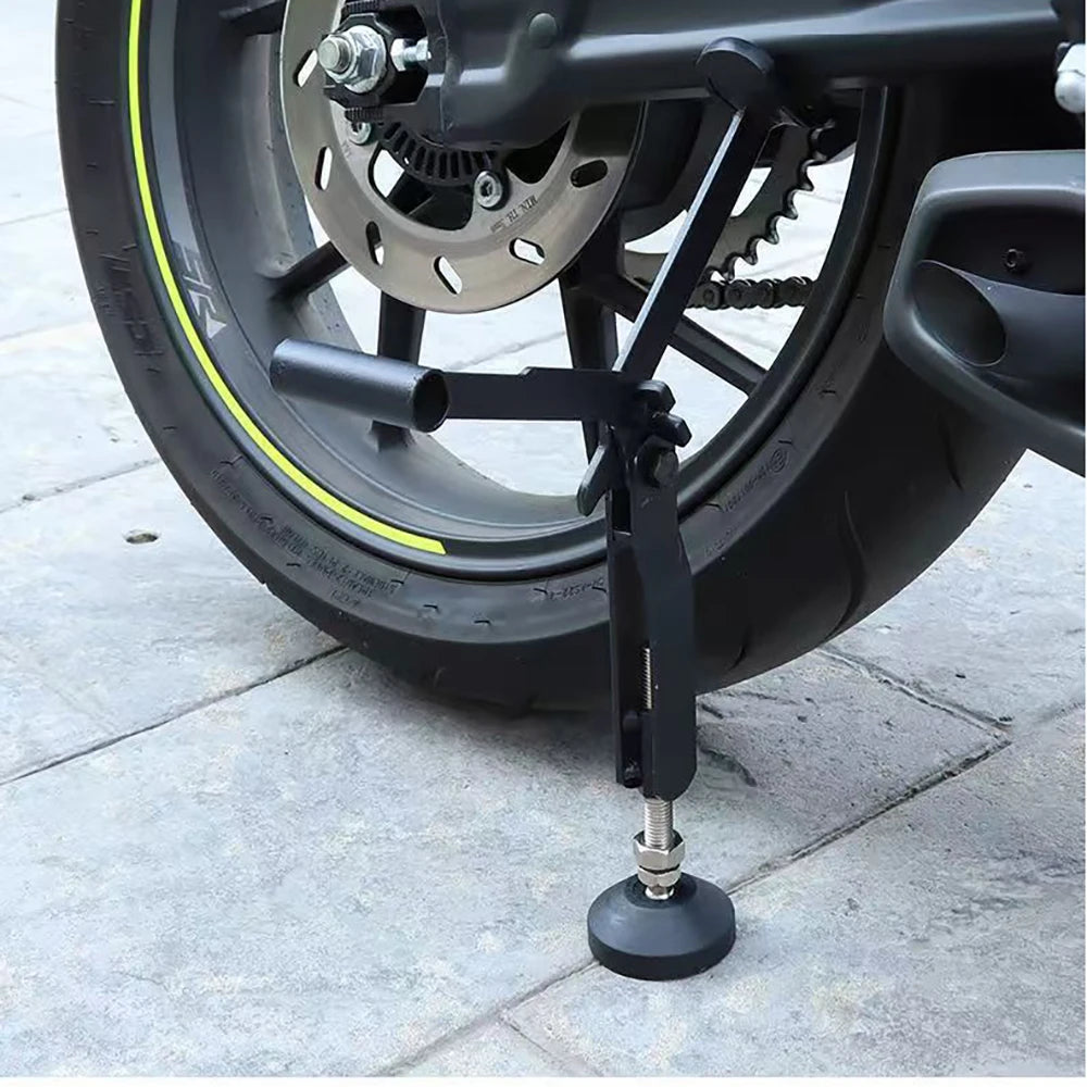Cavalete de Elevação Portátil Pró - Suporte Lateral para Moto