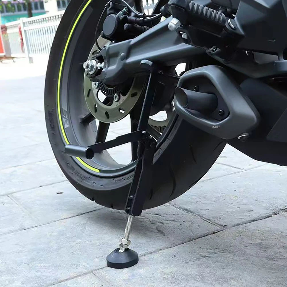 Cavalete de Elevação Portátil Pró - Suporte Lateral para Moto