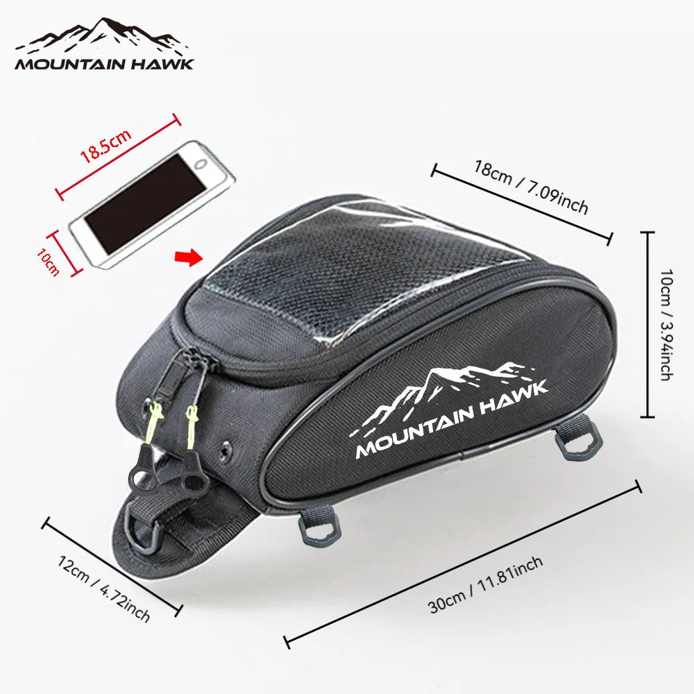 Bolsa De Tanque Motoqueiro Porta Celular Gps E Compartimento Luva