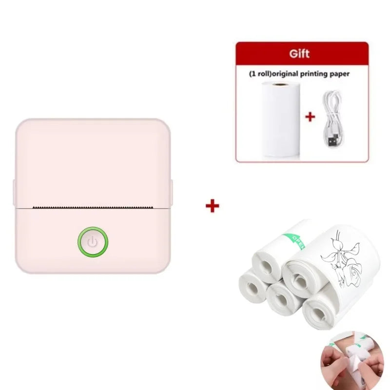 Mini Impressora Térmica Portátil Bluetooth - Sem Tinta